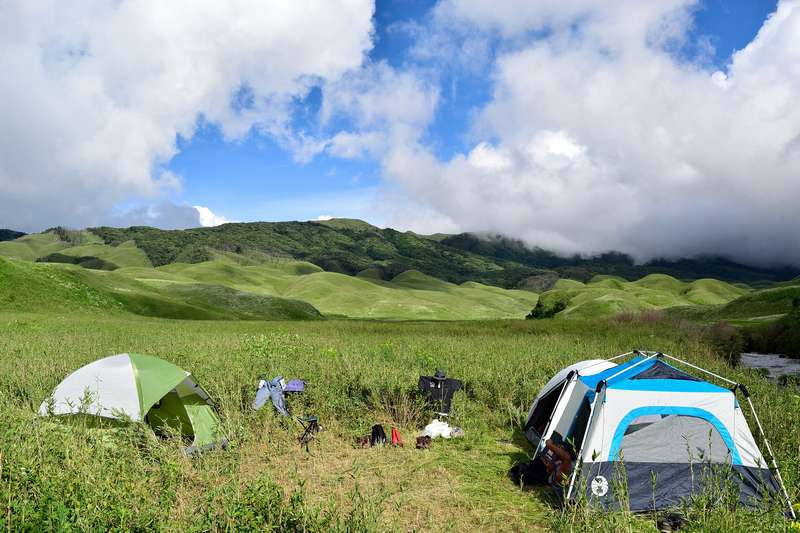 Hill-town landscape, representative of Haflong